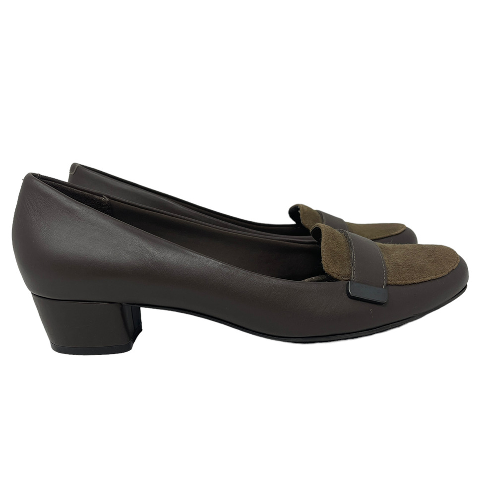 Easy Spirit Brown Leather and Suede Womens shoes size: 8 1/2